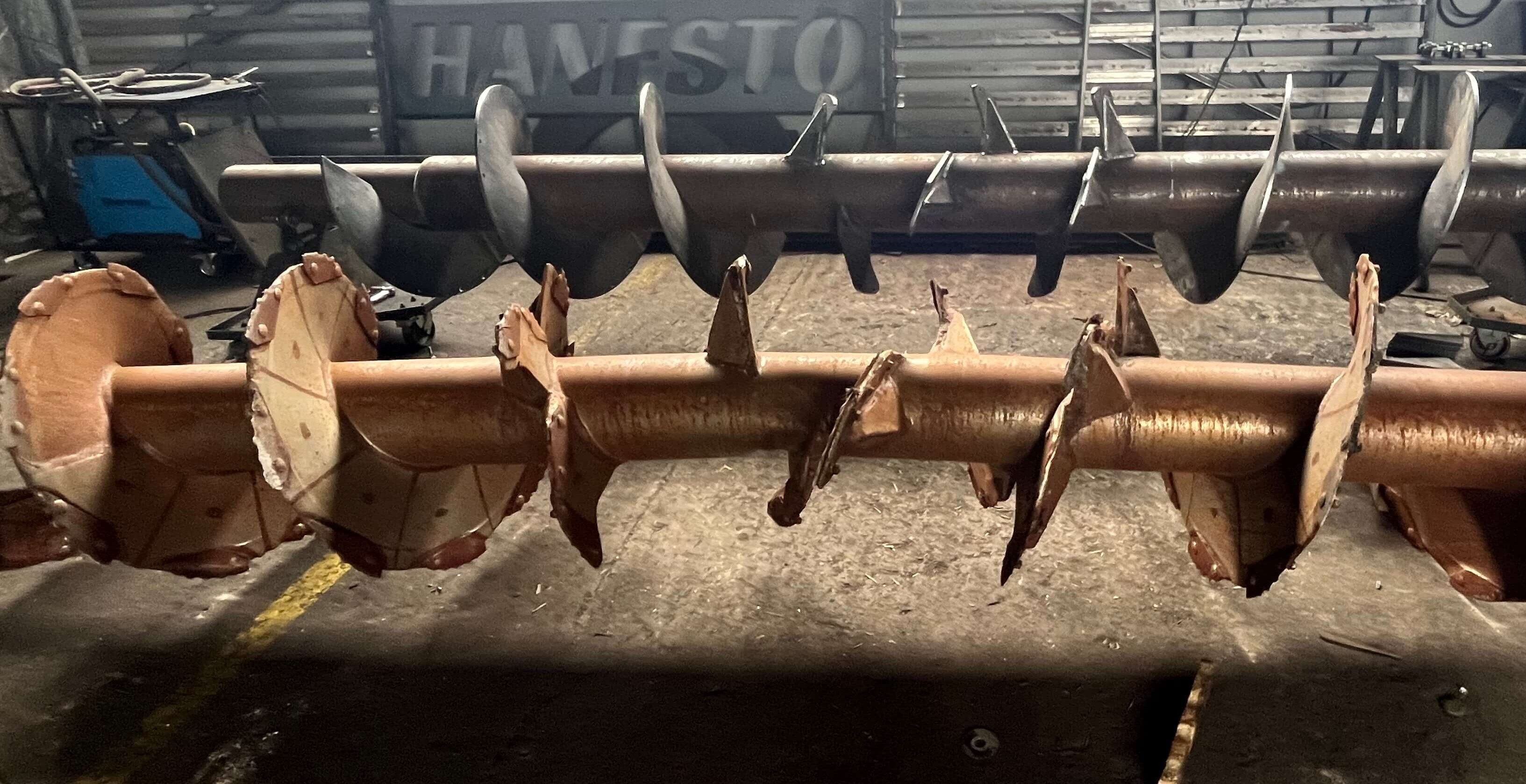 Skręcony wał przenośnika ślimakowego Jak uniknąć awarii - przenośnik ślimakowy